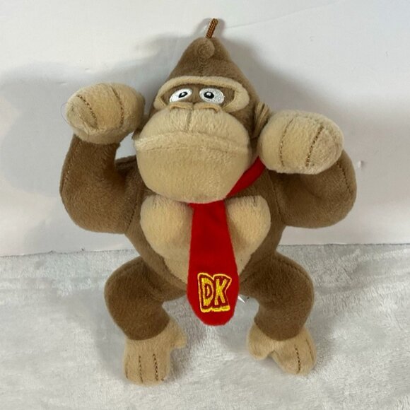 DONKEY KONG 8" Nintendo Super Mario Bros Plush Toy Stuffed - Picture 1 of 9